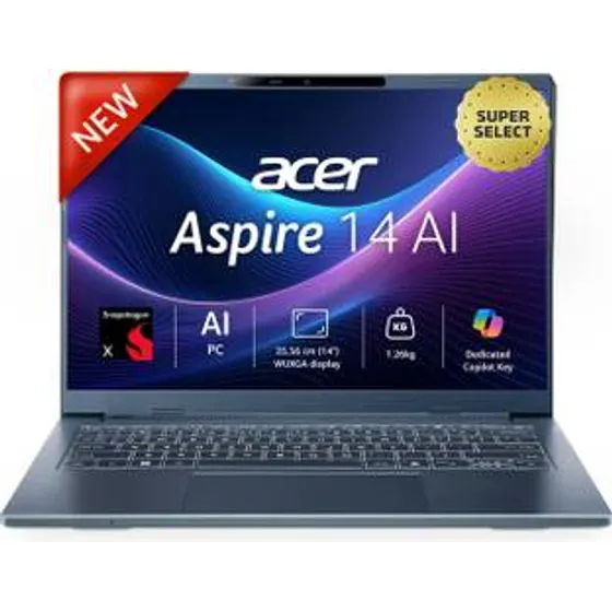 Acer Aspire 14 AI Office 2024 + M365 Basic Snapdragon X - A14-11M