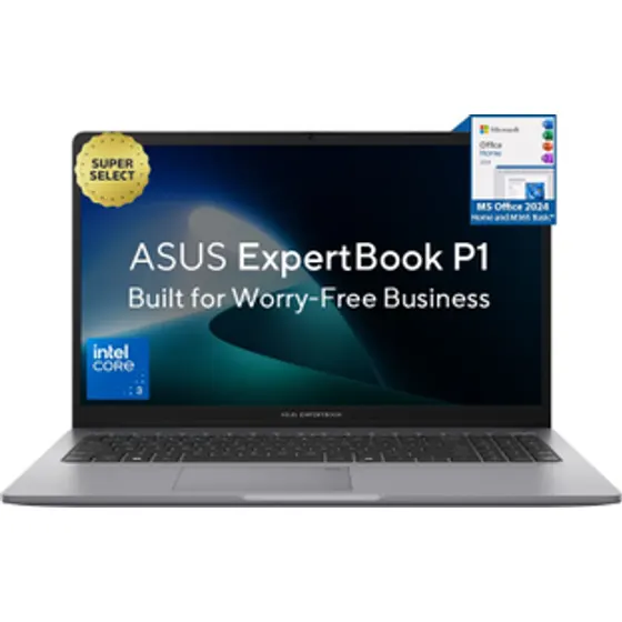 ASUS ExpertBook P1 with 1 Yr ADP Intel Core 3 14th Gen 100U