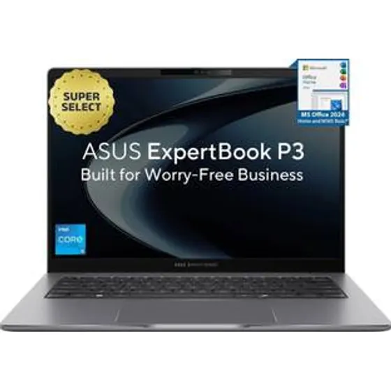 ASUS ExpertBook P3 with 1 Yr ADP Metal Intel Core i5 13th Gen 13420H