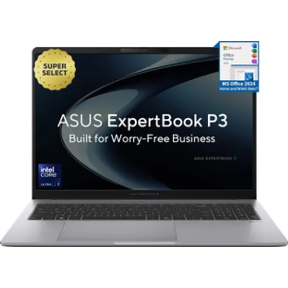 ASUS ExpertBook P3 with AI PC 1 Yr ADP Intel Core Ultra 7 255H