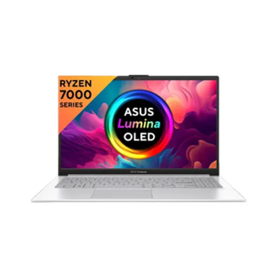 ASUS Vivobook Go 15 OLED, with Backlit Keyboard, AMD Ryzen 5 Quad Core 7520U