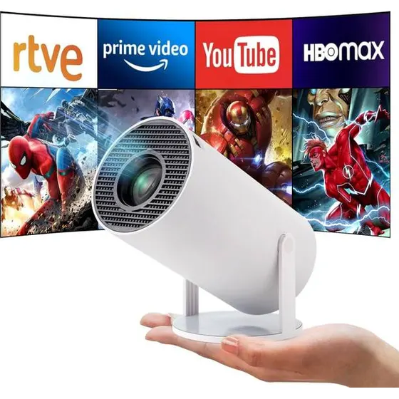 Cozy Carvings 4K Android LED Projector 1080P Portable