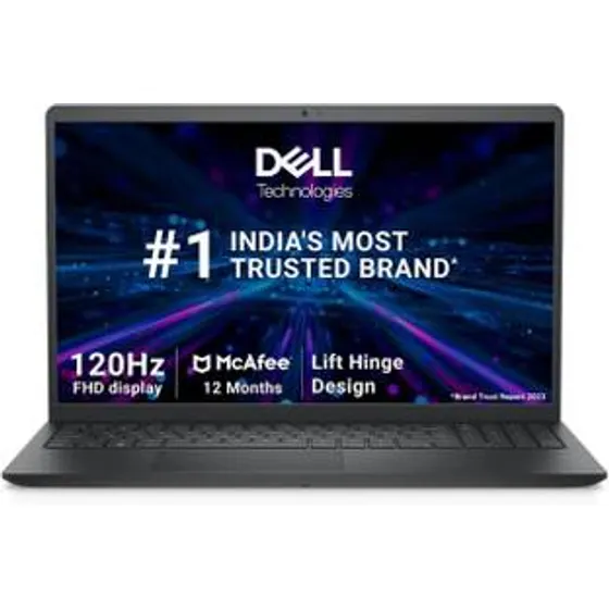 DELL 15 AMD Ryzen 3 Quad Core 7320U - DC15255 Thin and Light Laptop