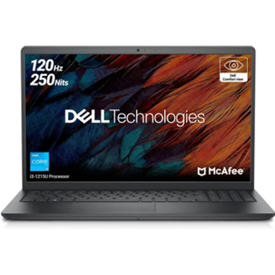 DELL 15 Intel Core i3 12th Gen 1215U - 3520 Thin and Light Laptop
