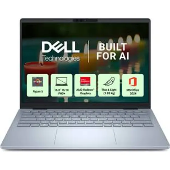 DELL 16 14 Microsoft Office Home 2024 AMD Ryzen AI 5 Hexa Core 340 AI