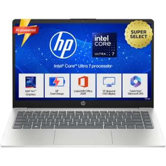 HP 14 AI PC Intel Core Ultra 7 155H - 14-ep1152TU Thin and Light Lapt