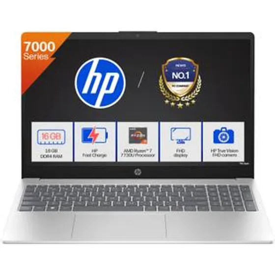 HP 15 AMD Ryzen 7 Octa Core 7730U - 15-fc0761AU Thin and Light Lapt