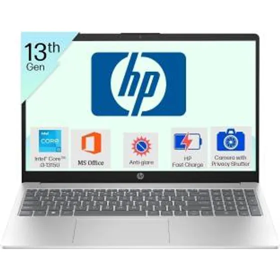 HP 15 Intel Core i3 13th Gen 1315U - 15-fd0668TU Thin and Light
