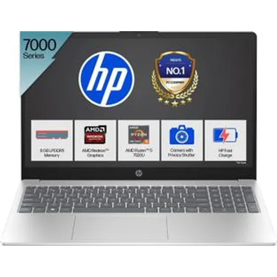 HP 15s AMD Ryzen 5 Quad Core 7520U - 15-fc0031AU Thin and Light