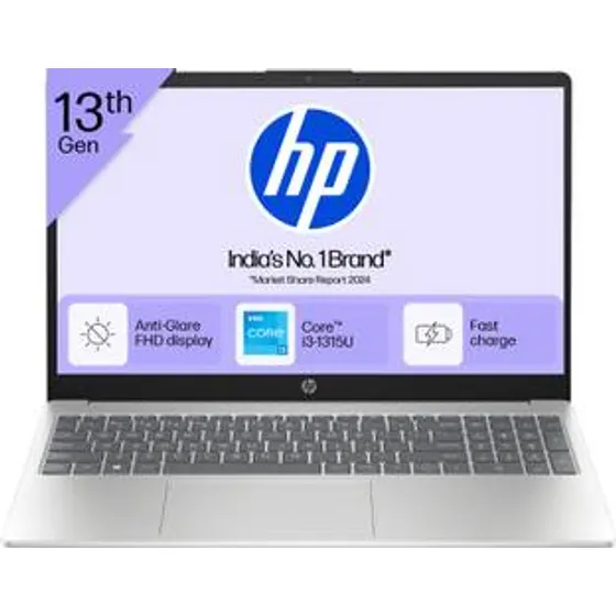 HP Intel Core i3 13th Gen 1315U - 15-fd0569TU Thin and Light Laptop