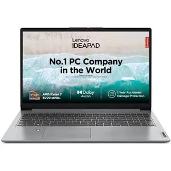 Lenovo IdeaPad 1 AMD Ryzen 7 Octa Core 5700U - 15ALC7 Thin and Ligh