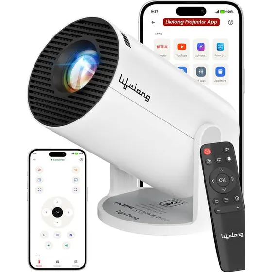 Lifelong Lightbeam Smart LED Projector, Android 14