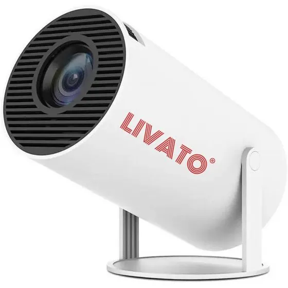 Livato HY300 Pro 4K Support,Native 720P Android 11 Wifi