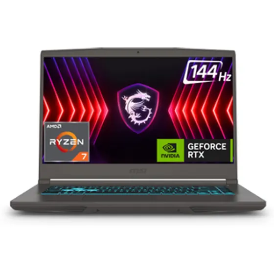 MSI Thin A15 AMD Ryzen 7 Octa Core 7735HS