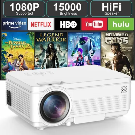 TOTAL 5G WiFi Projector Home 4K Support 1080P Smartphon